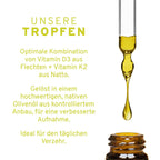 InnoNature Tropfen Vitamin D3 + K2 Tropfen 10ml