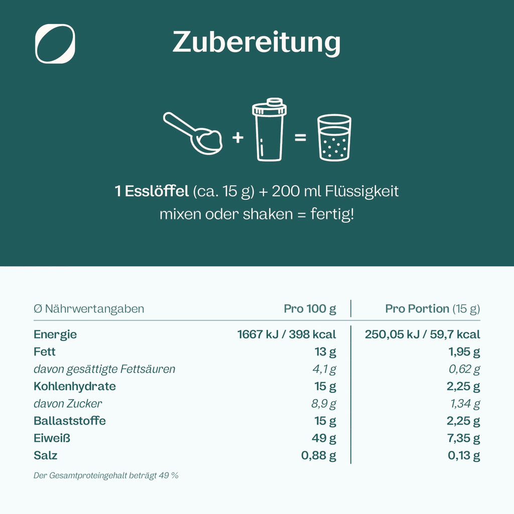 Bio Veganer Protein Mix Haselnuss