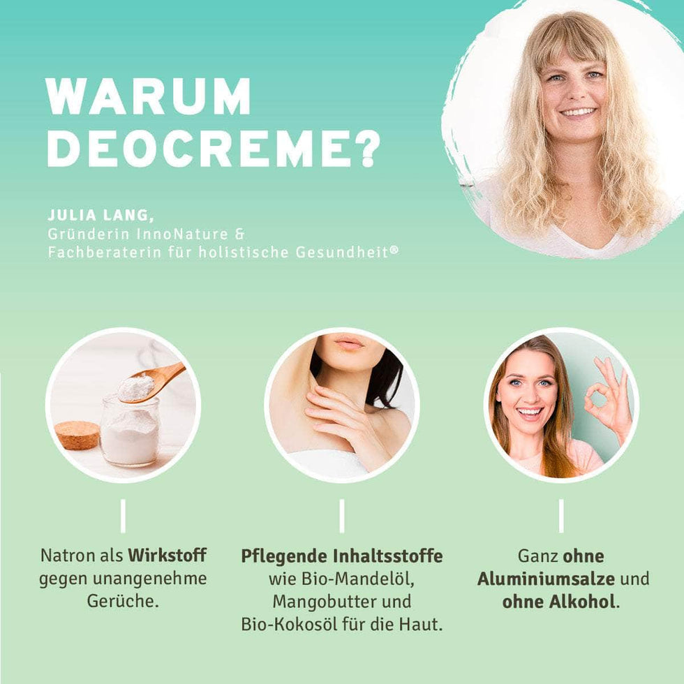 InnoNature Creme Natürliche Deocreme Salbei - Limette