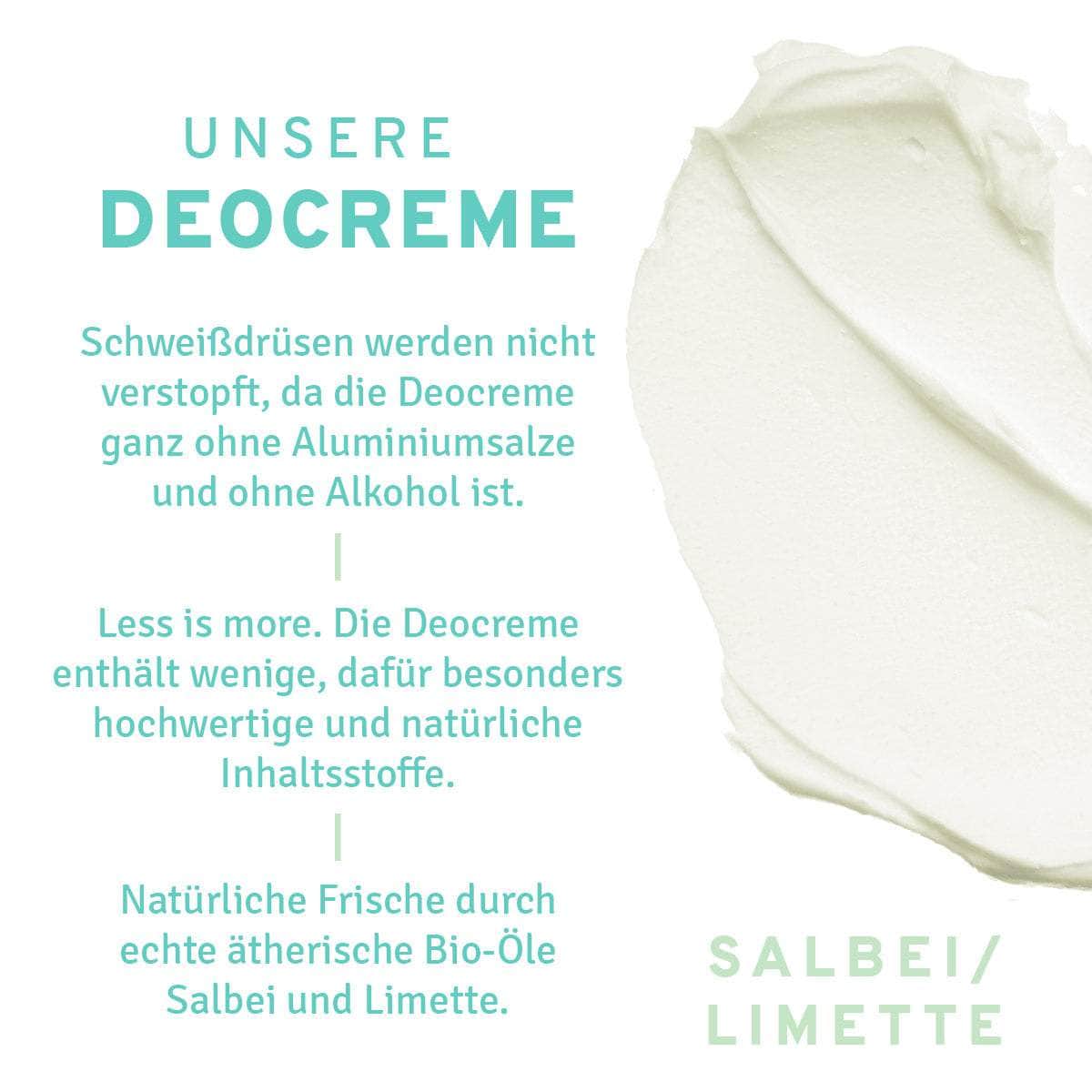 InnoNature Creme Natürliche Deocreme Salbei - Limette