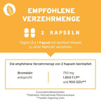 InnoNature Kapseln Bromelain Kapseln: Ananas Enzym