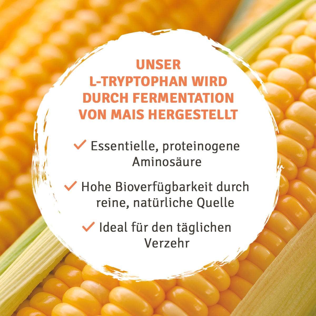InnoNature Kapseln L-Tryptophan: Aminosäure aus fermentiertem Mais