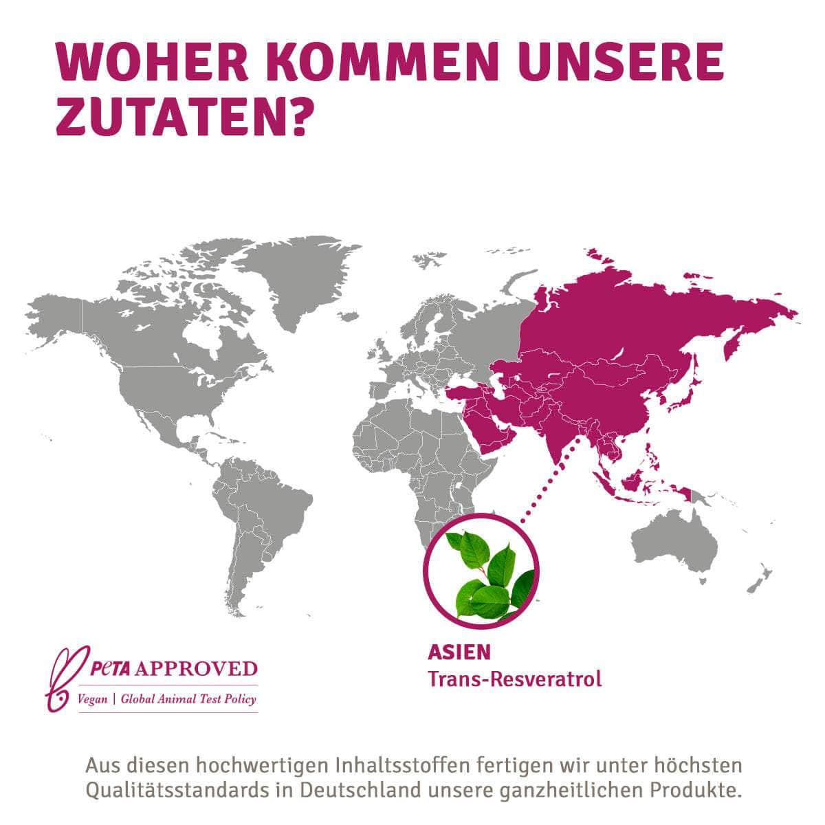 InnoNature Kapseln Trans-Resveratrol aus japanischem Staudenknöterich