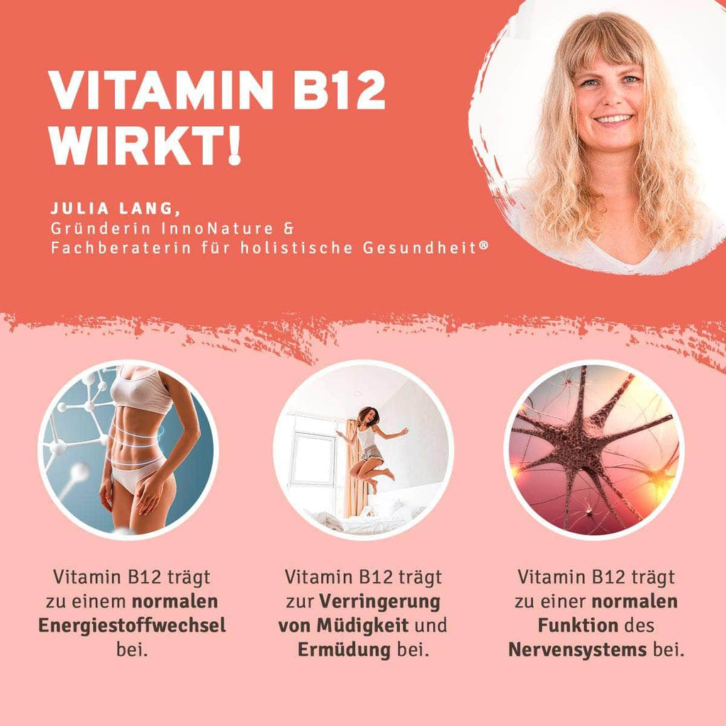 InnoNature Pakete 1x Vorrat (1x Omega 3 Kapseln, 1x Vitamin B12, 1x Vitamin D3 + K2) Vegan Starter Paket