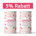 InnoNature Pulver 66 Portionen (2x 500g) Bio Veganer Protein Mix Erdbeere + Himbeere